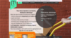 Desktop Screenshot of modulance-agencement.com